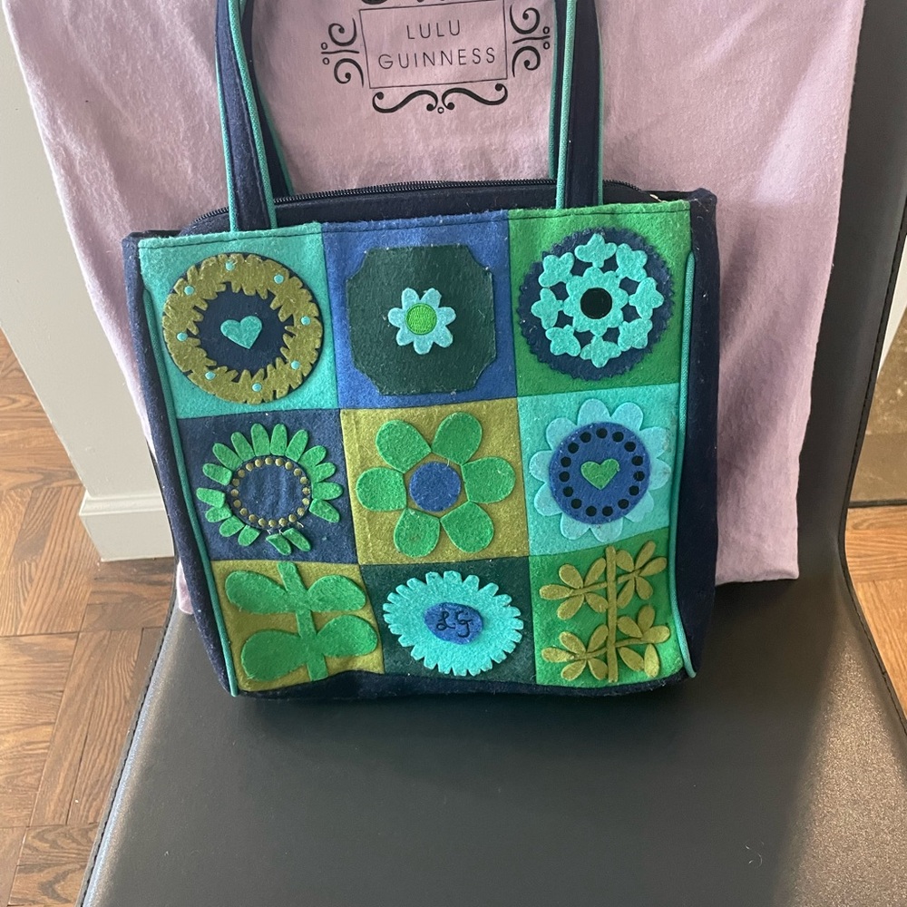 Lulu Guinness Vibrant Patchwork Tote